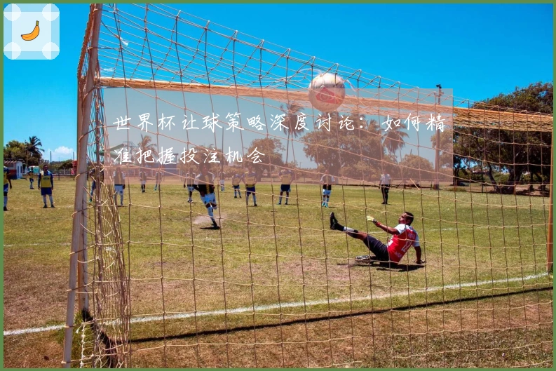 世界杯让球策略深度讨论：如何精准把握投注机会